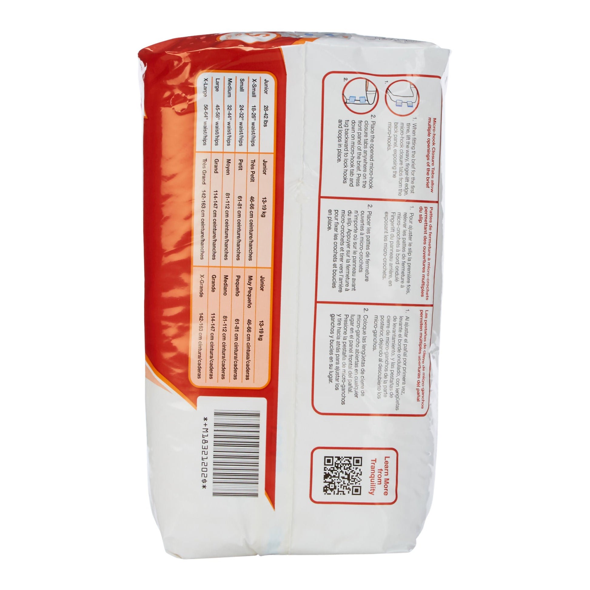 Tranquility® SlimLine® Heavy Protection Incontinence Brief