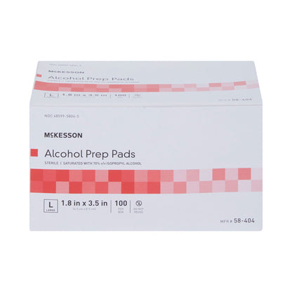 McKesson Alcohol Prep Pad Isopropyl Alcohol