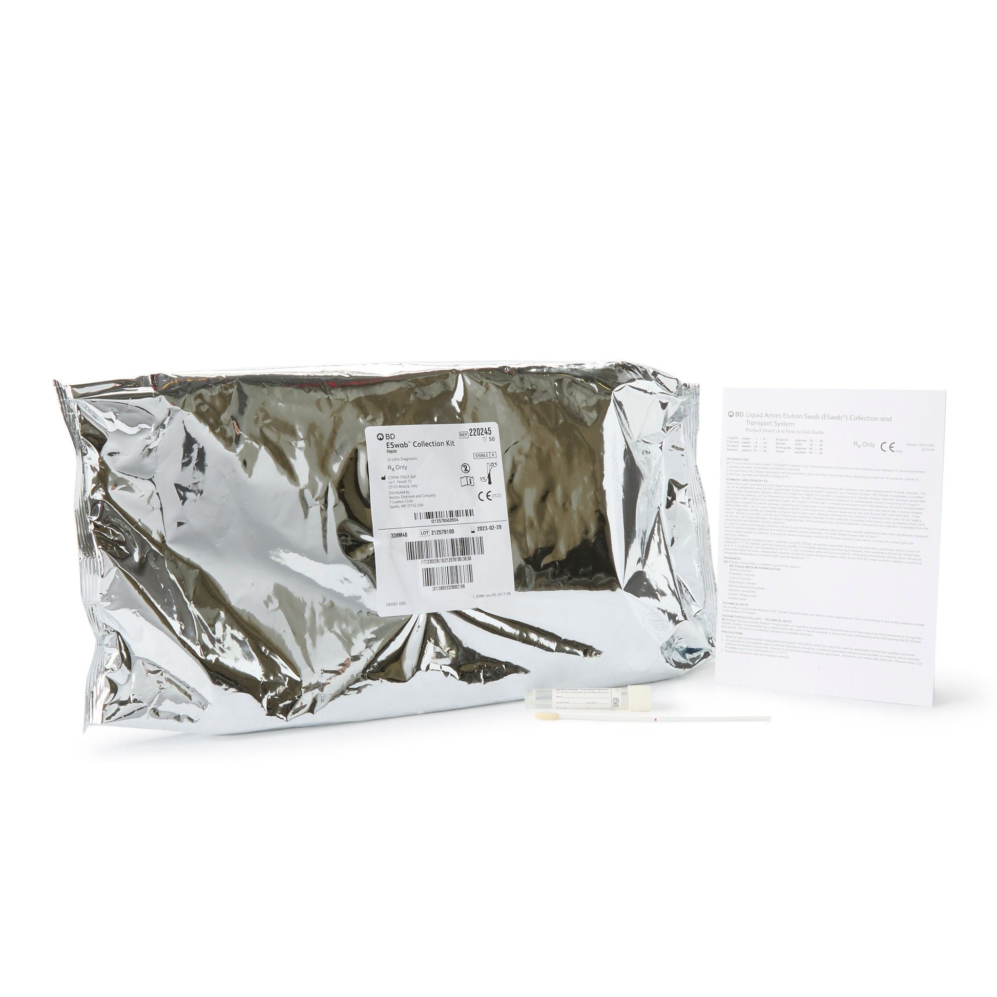eSwab™ Specimen Collection & Transport System with Liquid Amies Medium Additive