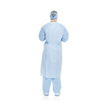 Aero Blue Surgical Gown with Towel, Small