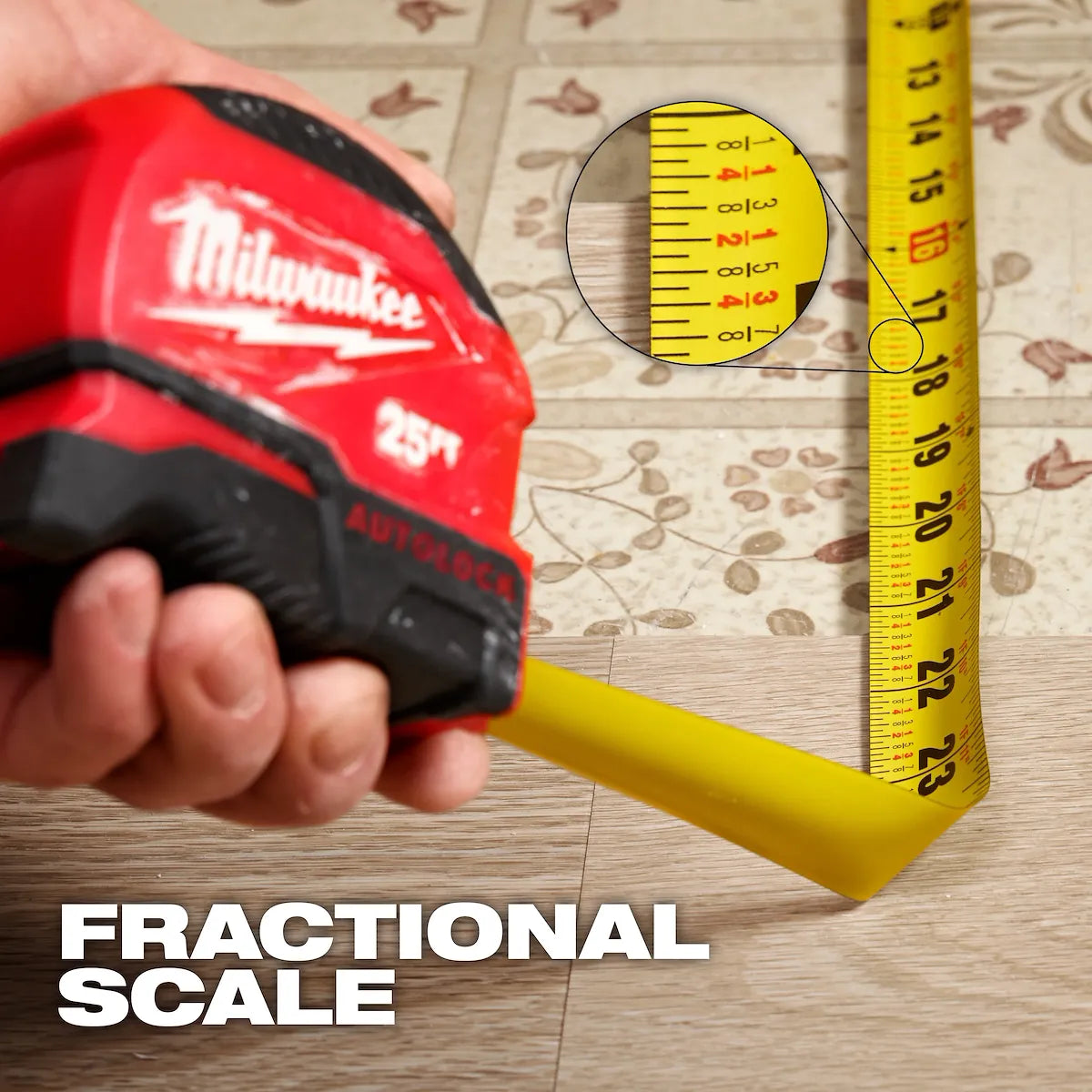 Milwaukee 25ft Auto-Lock Tape Measure 48-22-1825 | 300 in Blade Length