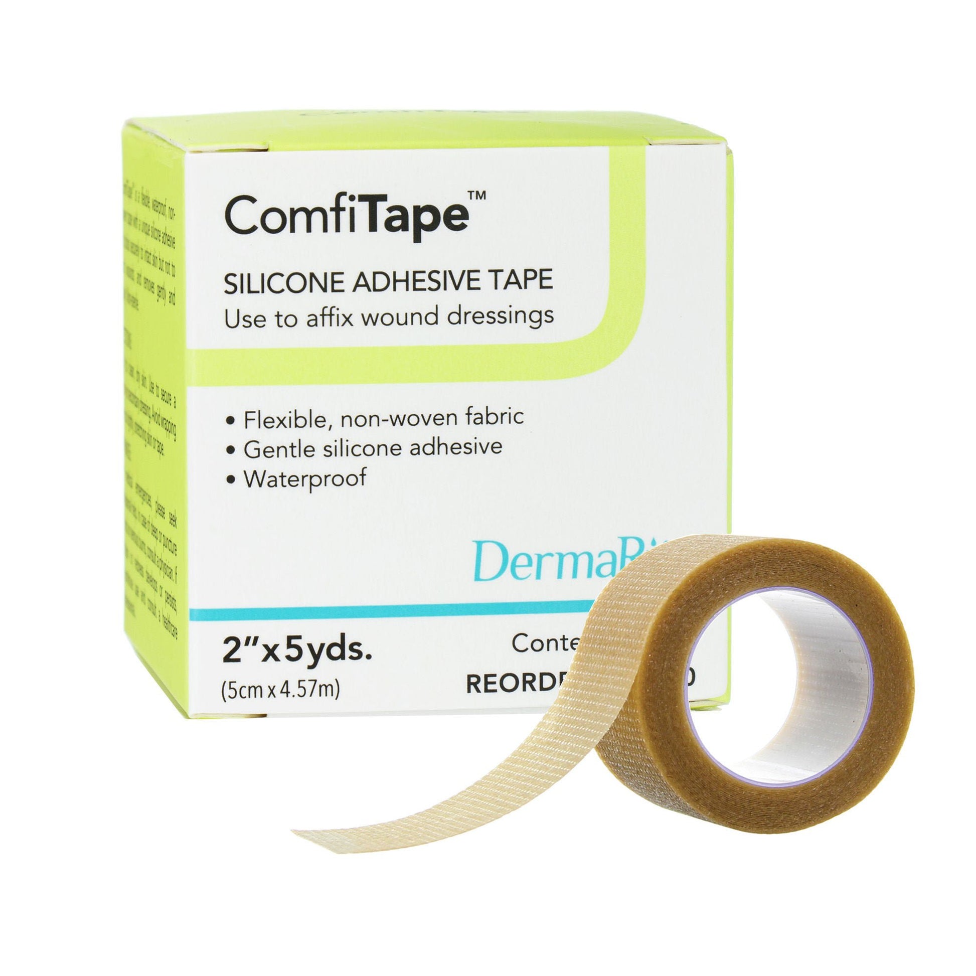 ComfiTape™ Silicone Medical Tape, Tan