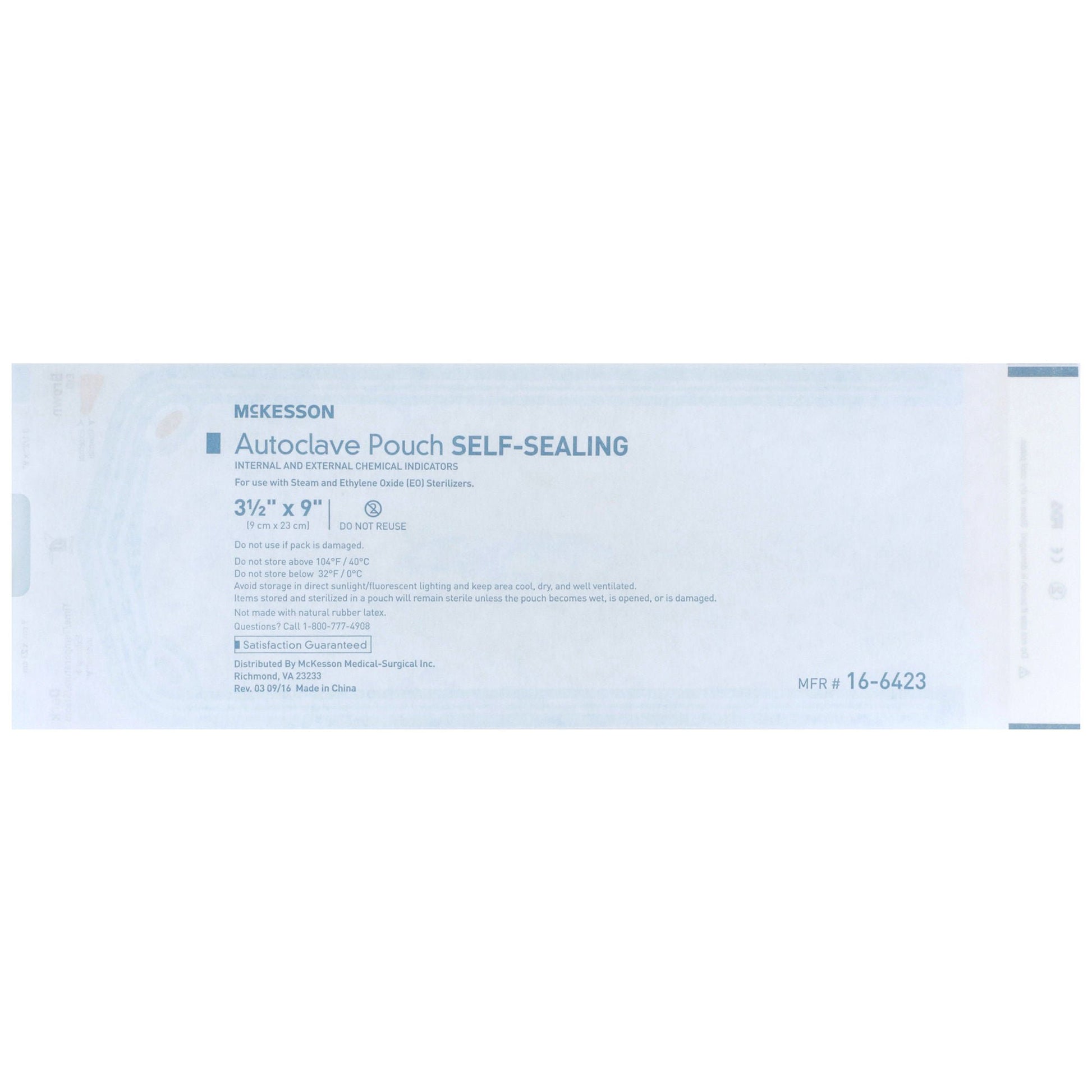 McKesson Sterilization Pouch