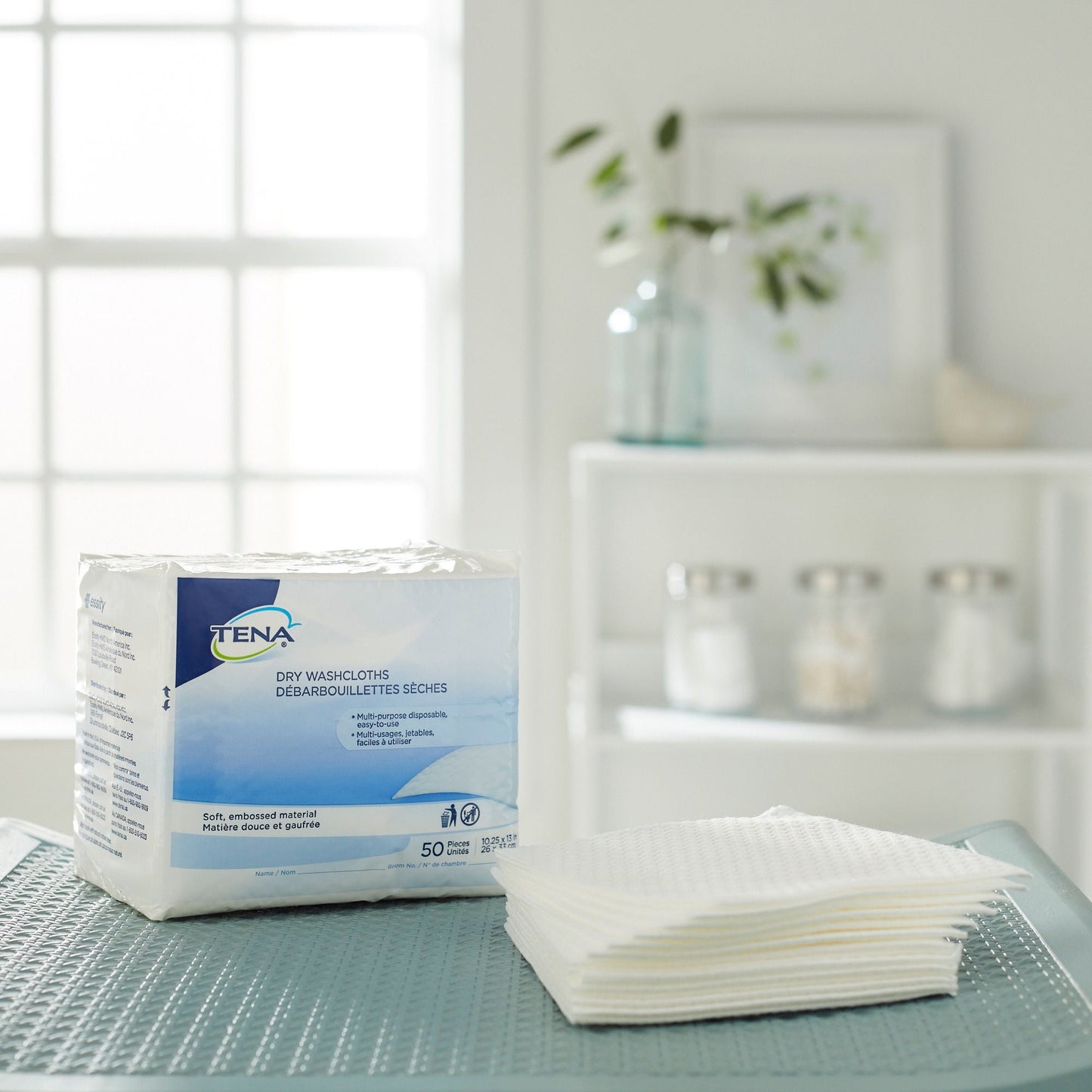 Tena® Dry Disposable Washcloths