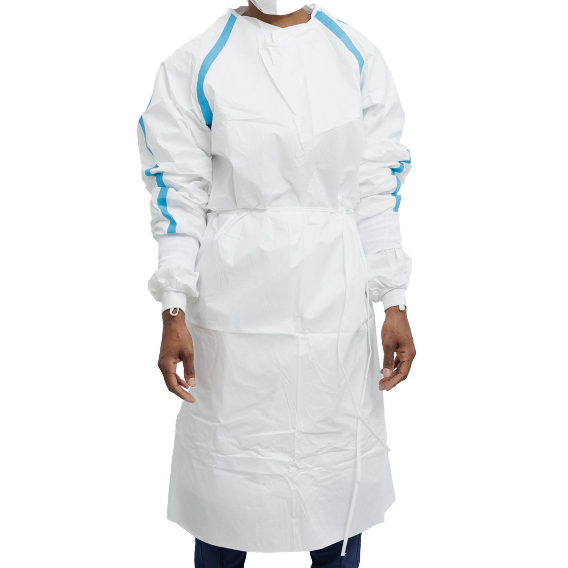Contec CritiGear Chemotherapy Procedure Gown 6X-Large / 7X-Large White NonSterile ASTM D6978-05 Disposable