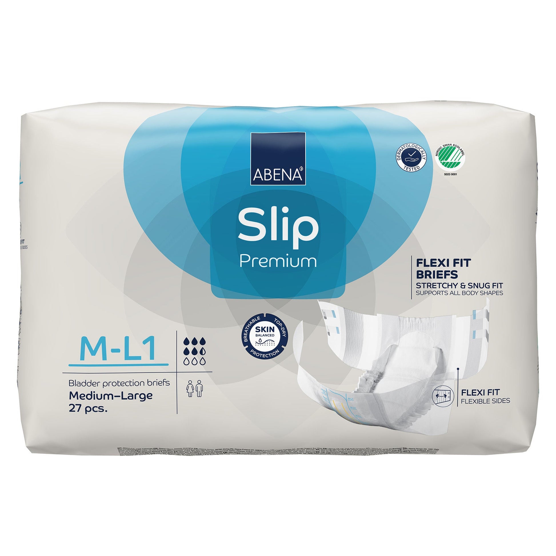 Abena® Slip Premium Flexi Fit Incontinence Briefs, M-L1