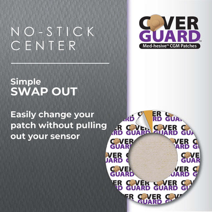 CoverGuard Sensor Overpatch Tan For FreeStyle Libre 3 Sensor