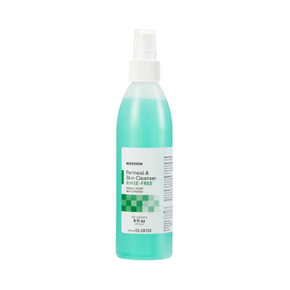 McKesson Rinse-Free Perineal Wash, Herbal Scent, Pump Bottle