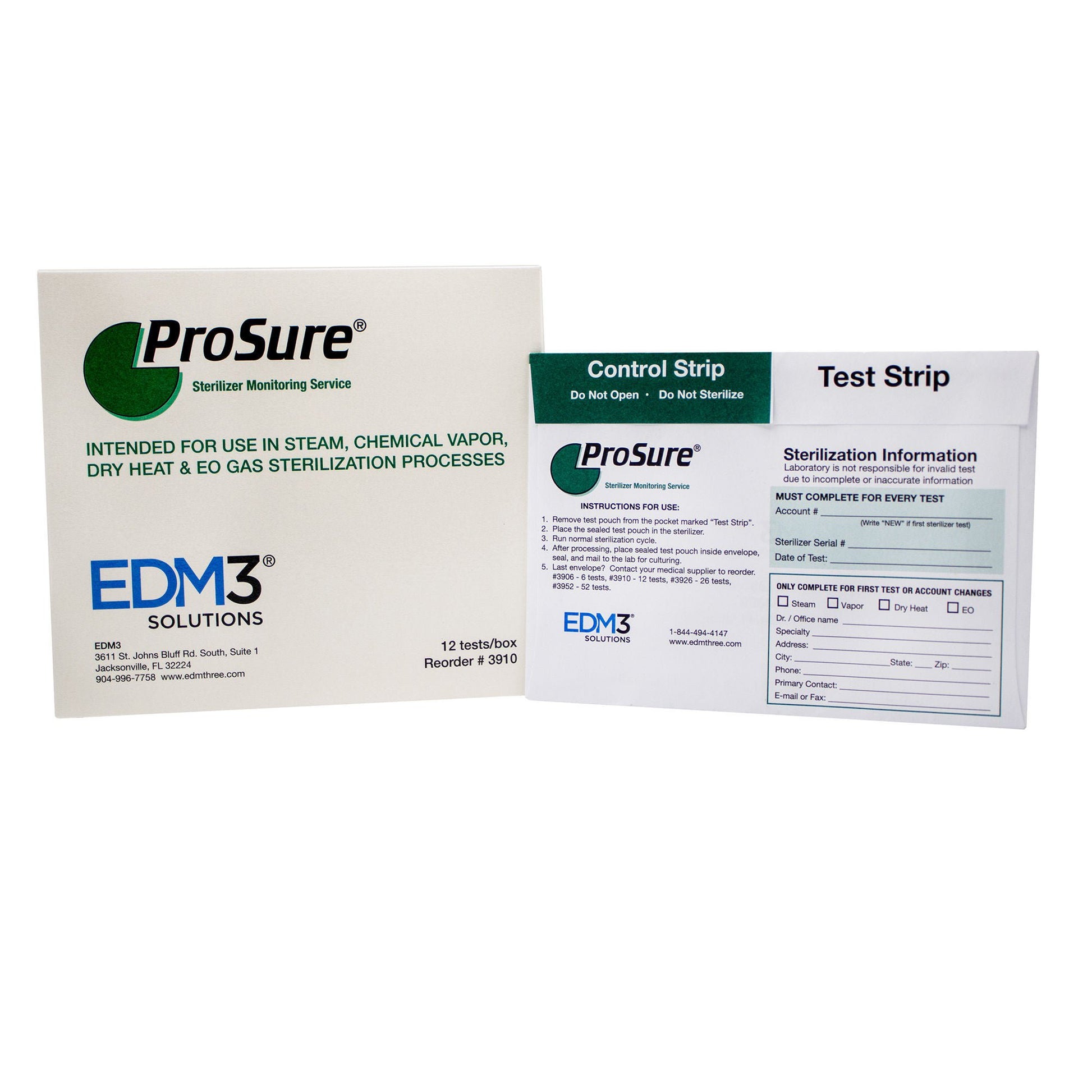 ProSure® Sterilizer Monitoring Mail-In Service