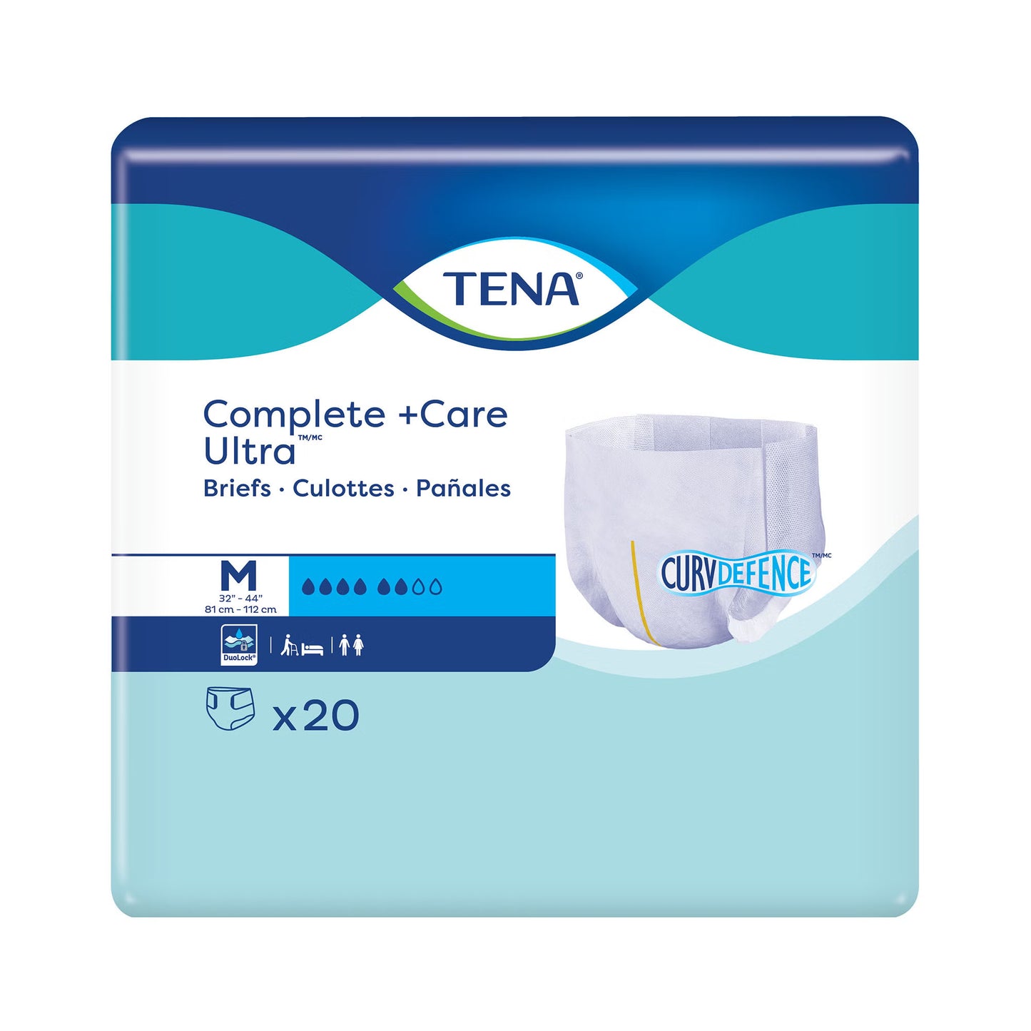 TENA Complete +Care Ultra™ Briefs with CurvDefence™