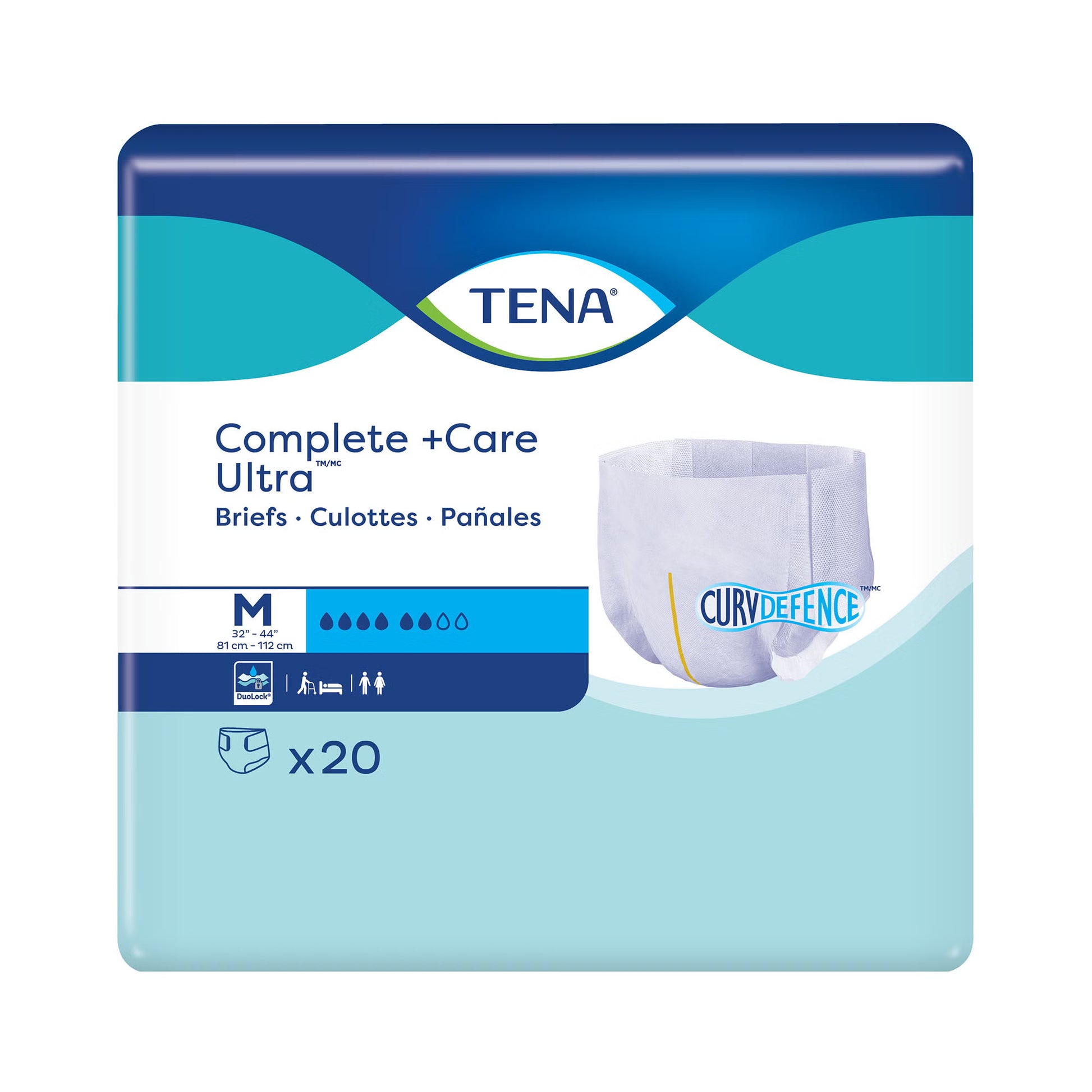 TENA Complete +Care Ultra™ Briefs with CurvDefence™