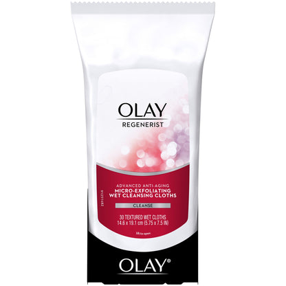 Olay Regenerist Facial Cleanser Wipe Soft Pack Scented