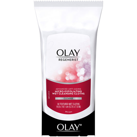 Olay Regenerist Facial Cleanser Wipe Soft Pack Scented