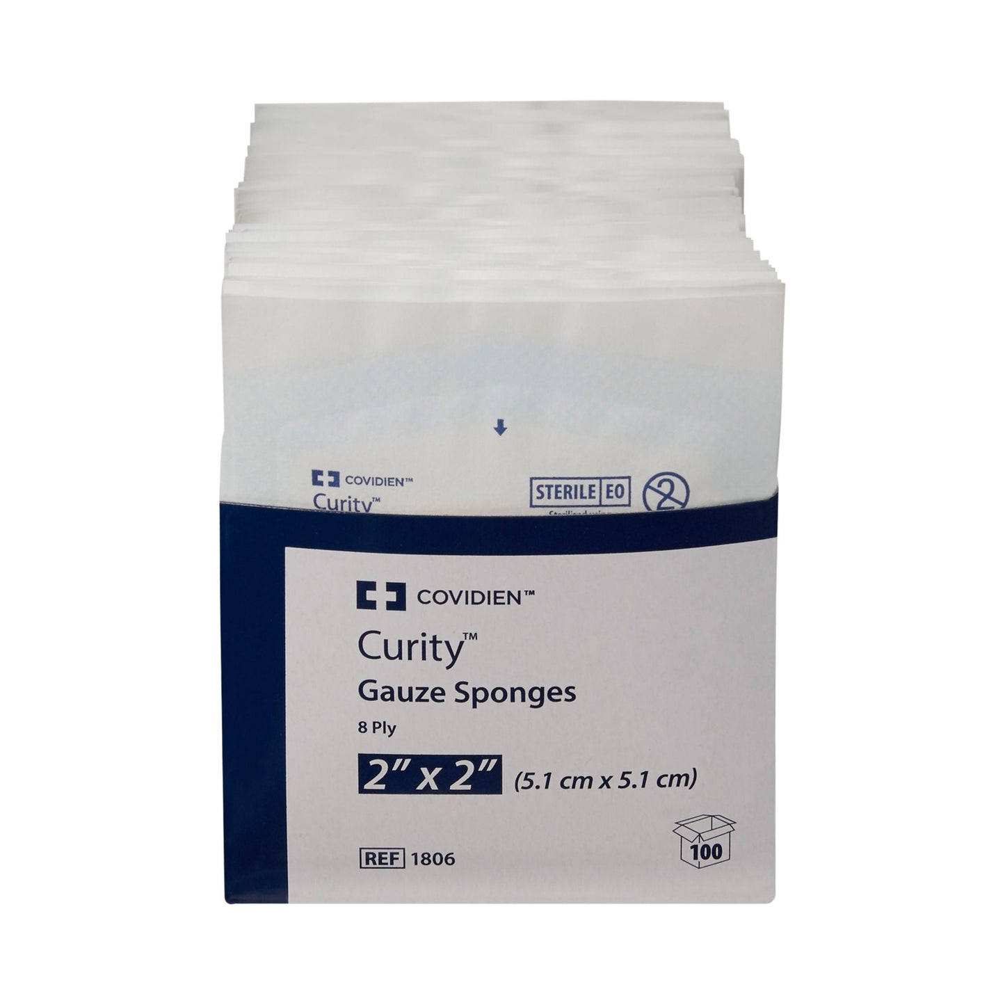 Curity™ Sterile USP Type VII Gauze Sponge, Eight-Ply