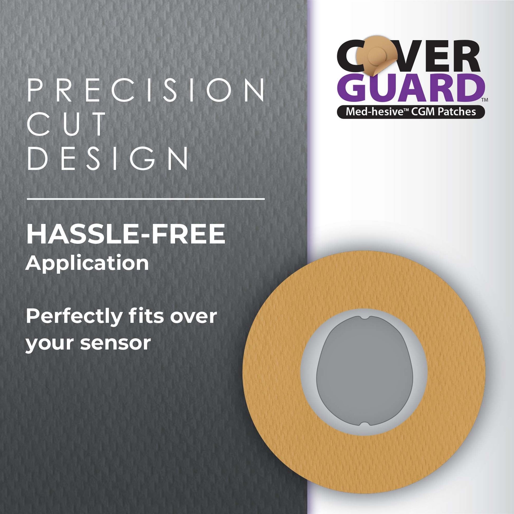 CoverGuard Sensor Overpatch Tan For Dexcom G7 Sensor