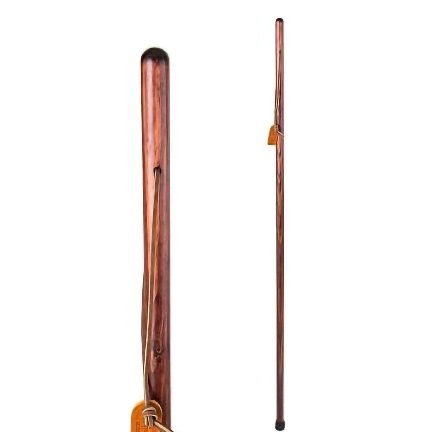 Brazos™ Traditional Straight Pine Handcrafted Walking Stick, 55-Inch, Red