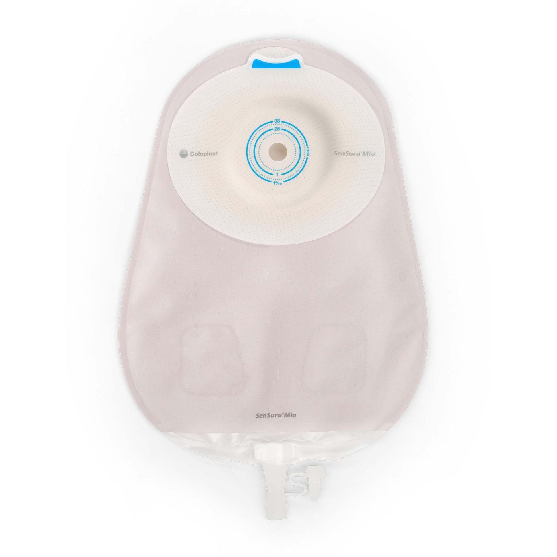 SenSura® Mio Convex Soft 1-Piece Opaque Urostomy Pouch, Stomas