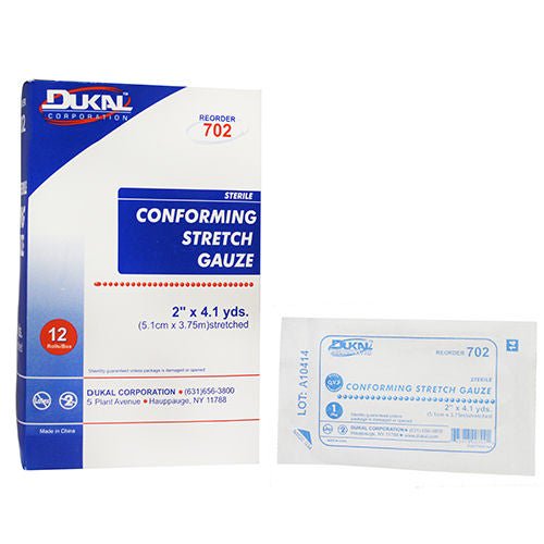 Dukal™ Sterile Conforming Bandage, 1-Ply