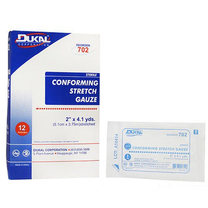 Dukal™ Sterile Conforming Bandage, 1-Ply