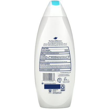 Dove Care and Protect Antibacterial Body Wash Liquid Bottle Scented