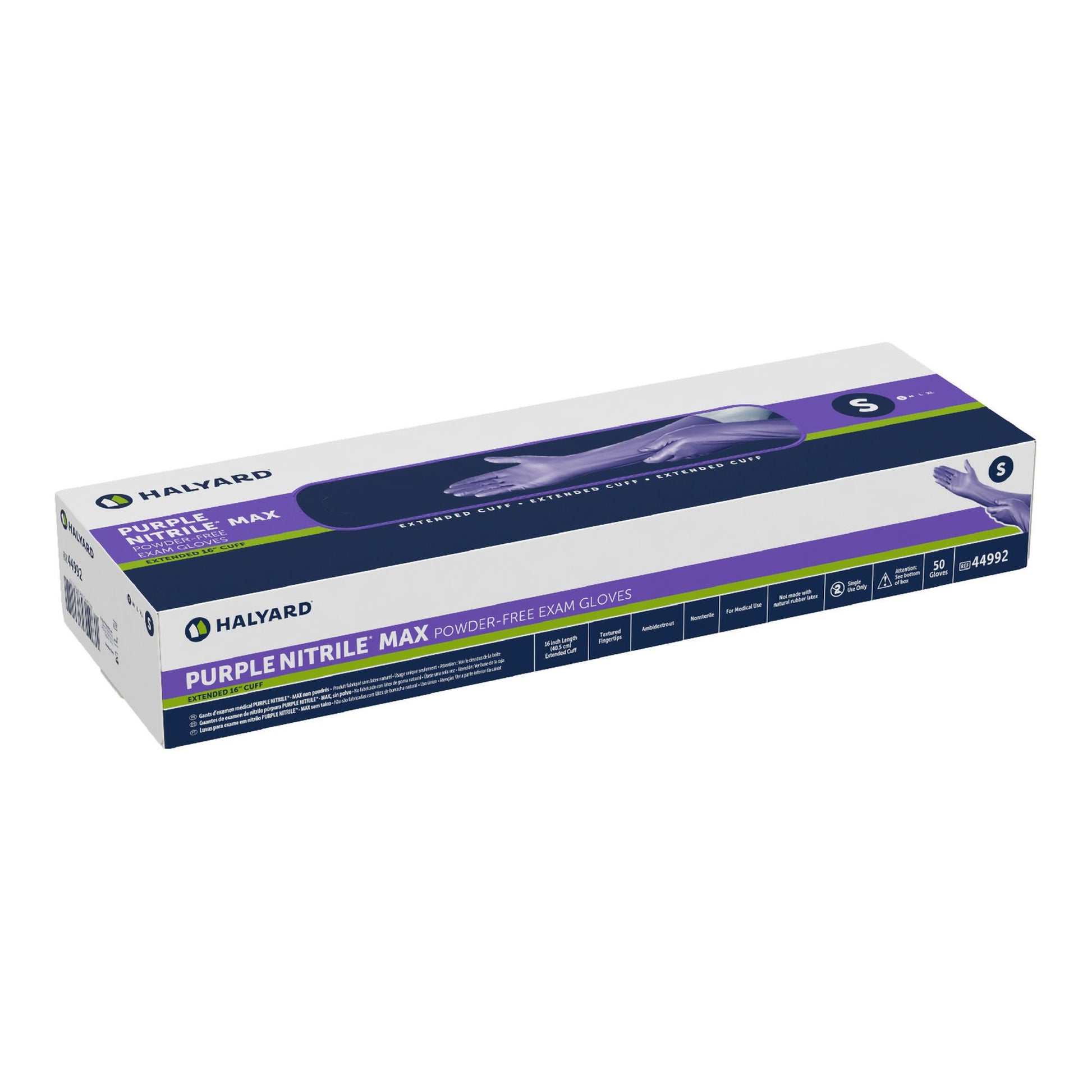 Purple Nitrile Max™ Nitrile Exam Gloves, Purple - view 2