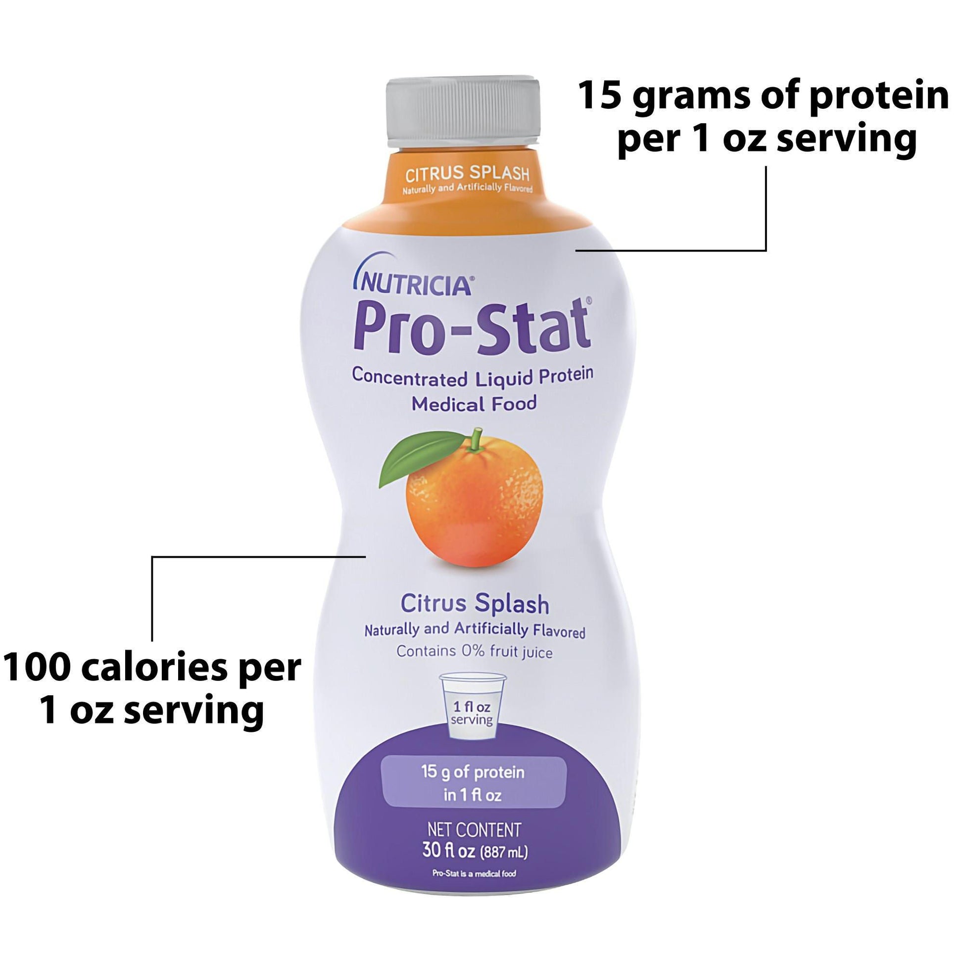 Pro-Stat® Citrus Splash Concentrated Liquid Protein, bottle