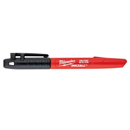 Milwaukee 2PK INKZALL Black Fine Point Marker 48-22-3105 | 2-Piece