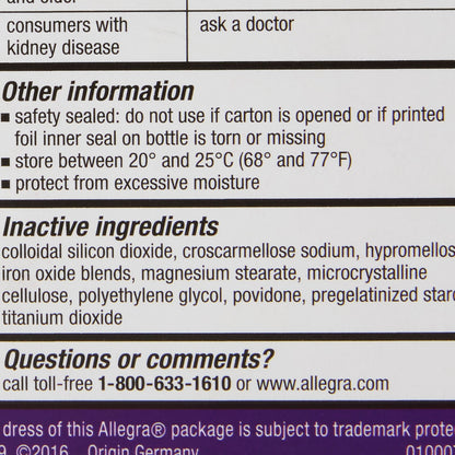 Allegra® Fexofenadine Allergy Relief