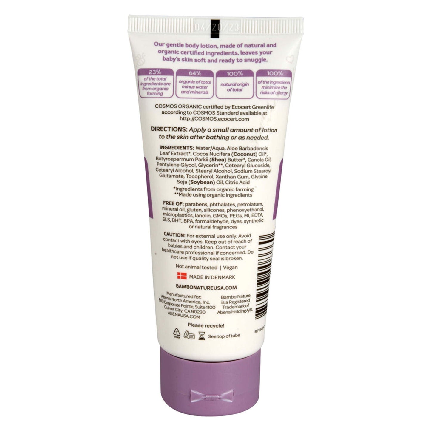 Bambo® Nature Snuggle Time Body Lotion, tube