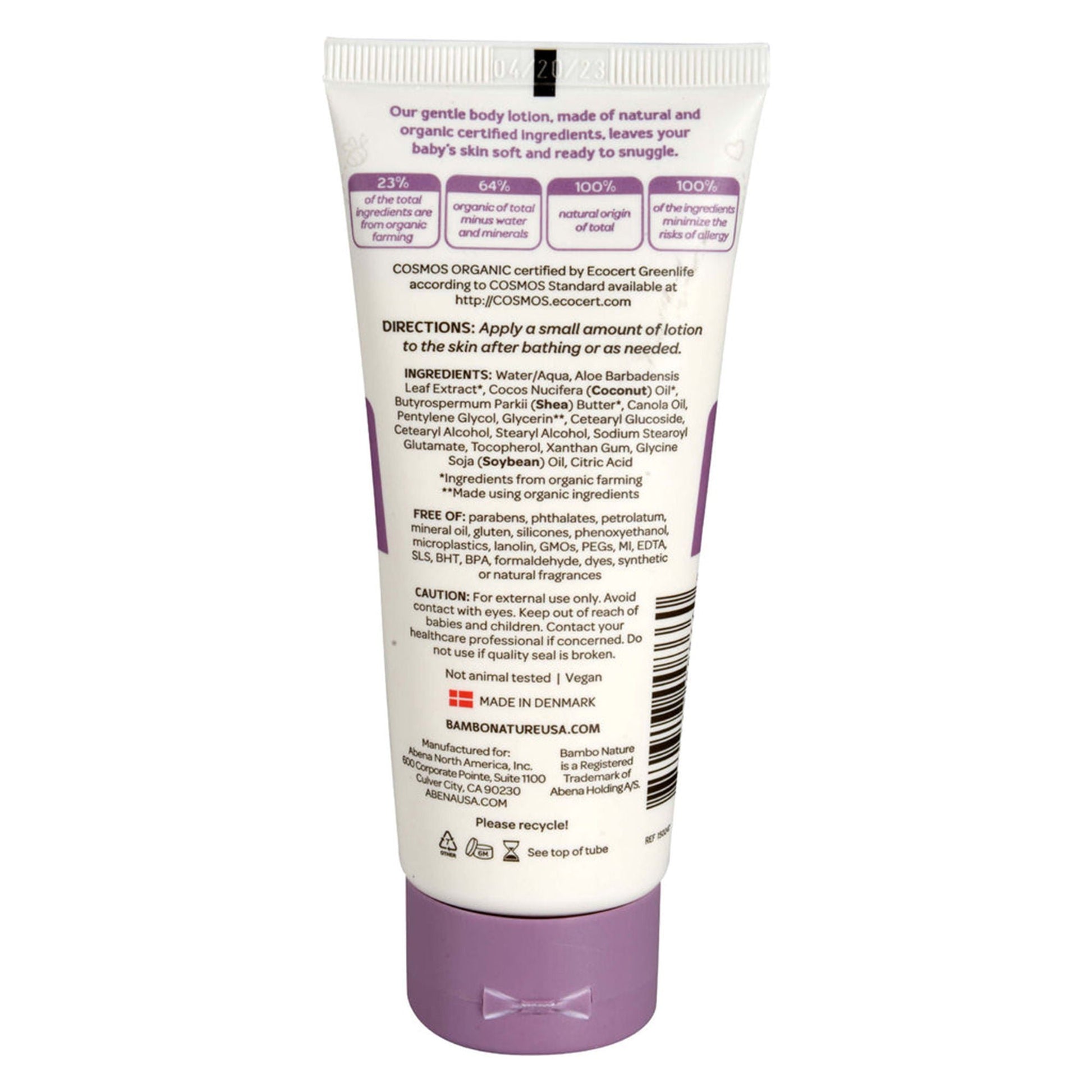 Bambo® Nature Snuggle Time Body Lotion, tube