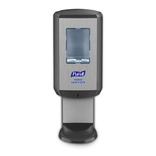 PURELL CS8 Hand Hygiene Dispenser Chrome / Black ABS Plastic Touch Free Wall Mount