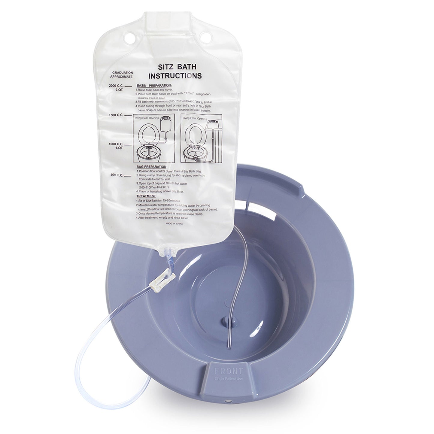 McKesson Round Sitz Bath, Bag