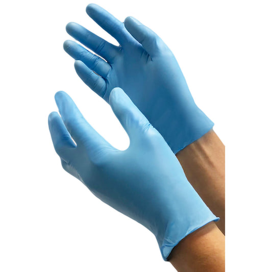 NEW AGE® 7945 Series Vinyl Exam Gloves, Blue