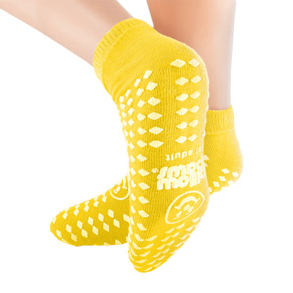Pillow Paws® Risk Alert® Terries™ Slipper Socks, One Size Fits Most, Yellow