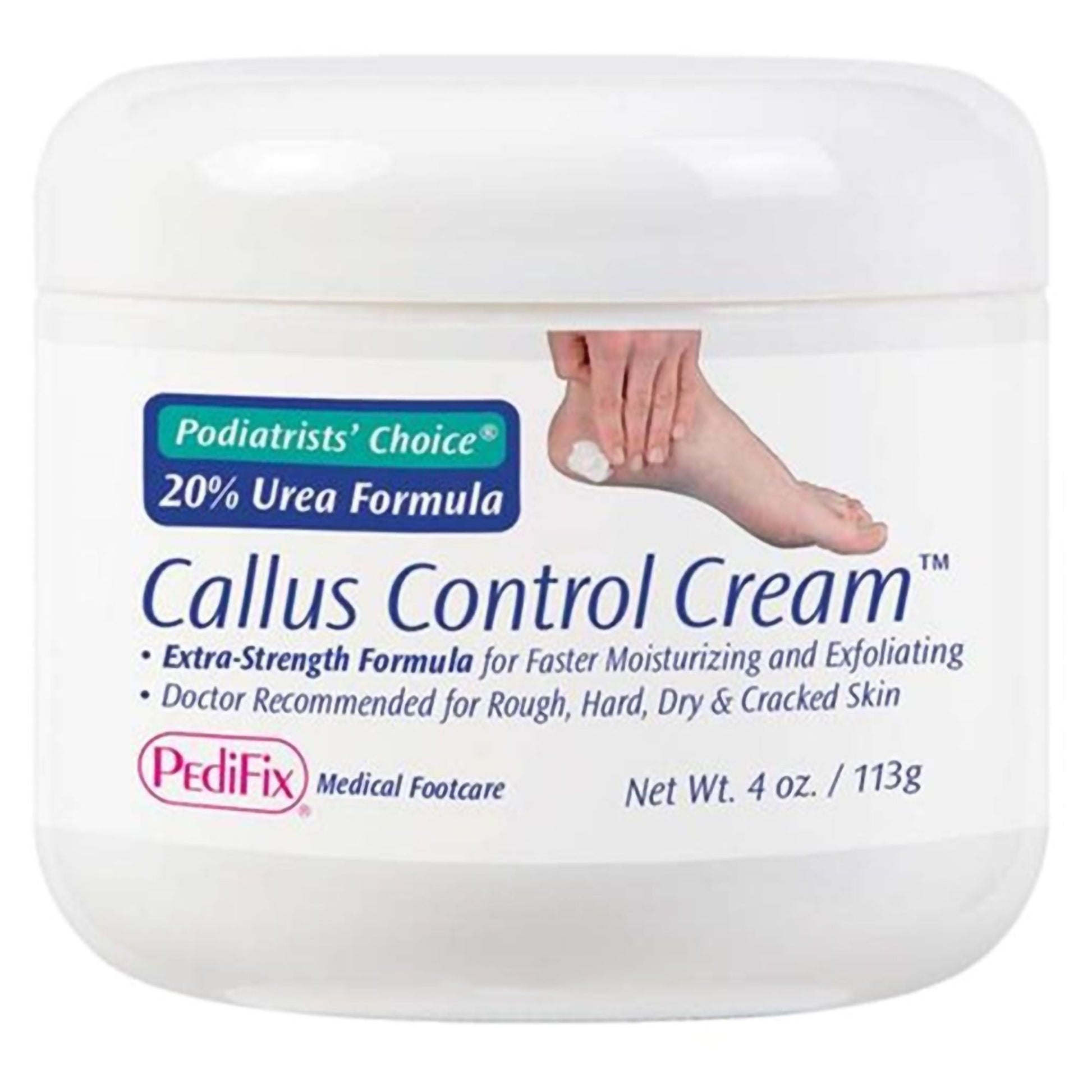 Podiatrists' Choice® Callus Control Cream Foot Moisturizer, Jar