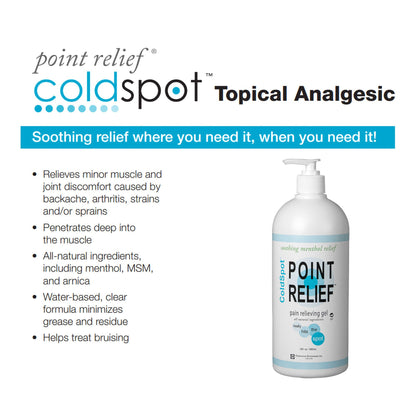 Point Relief™ ColdSpot™ Topical Pain Relief, pump bottle