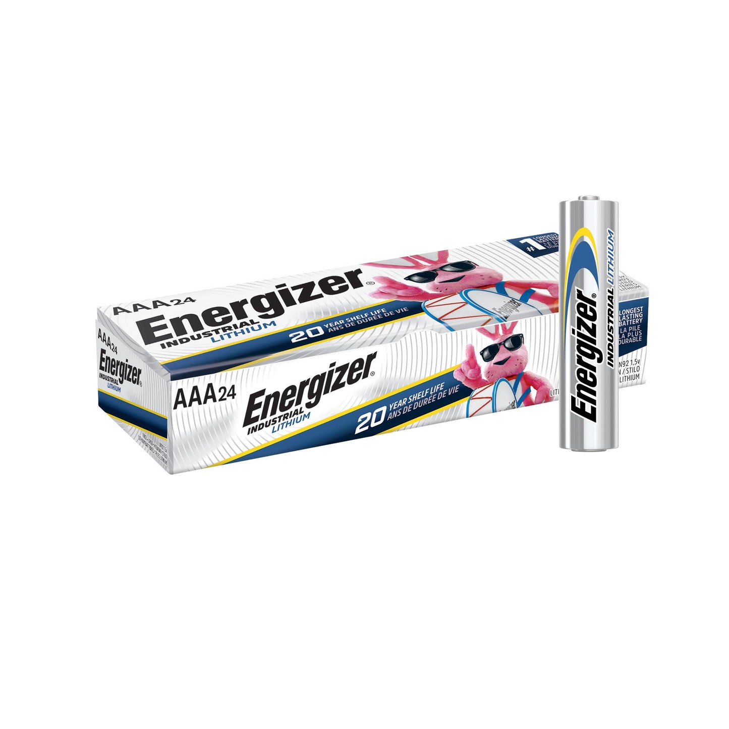 Energizer® Industrial AAA Alkaline Batteries, 24 Pack