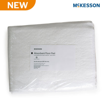 McKesson Anti-Static Anti-Fatigue Floor Mat Heavy Absorbency White Spunbond / Melt-Blown Polypropylene