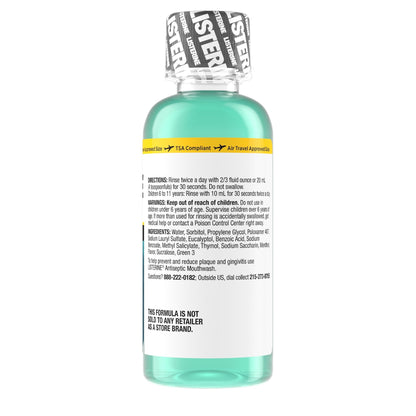 Listerine® Zero® Clean Mint Mouthwash, Bottle