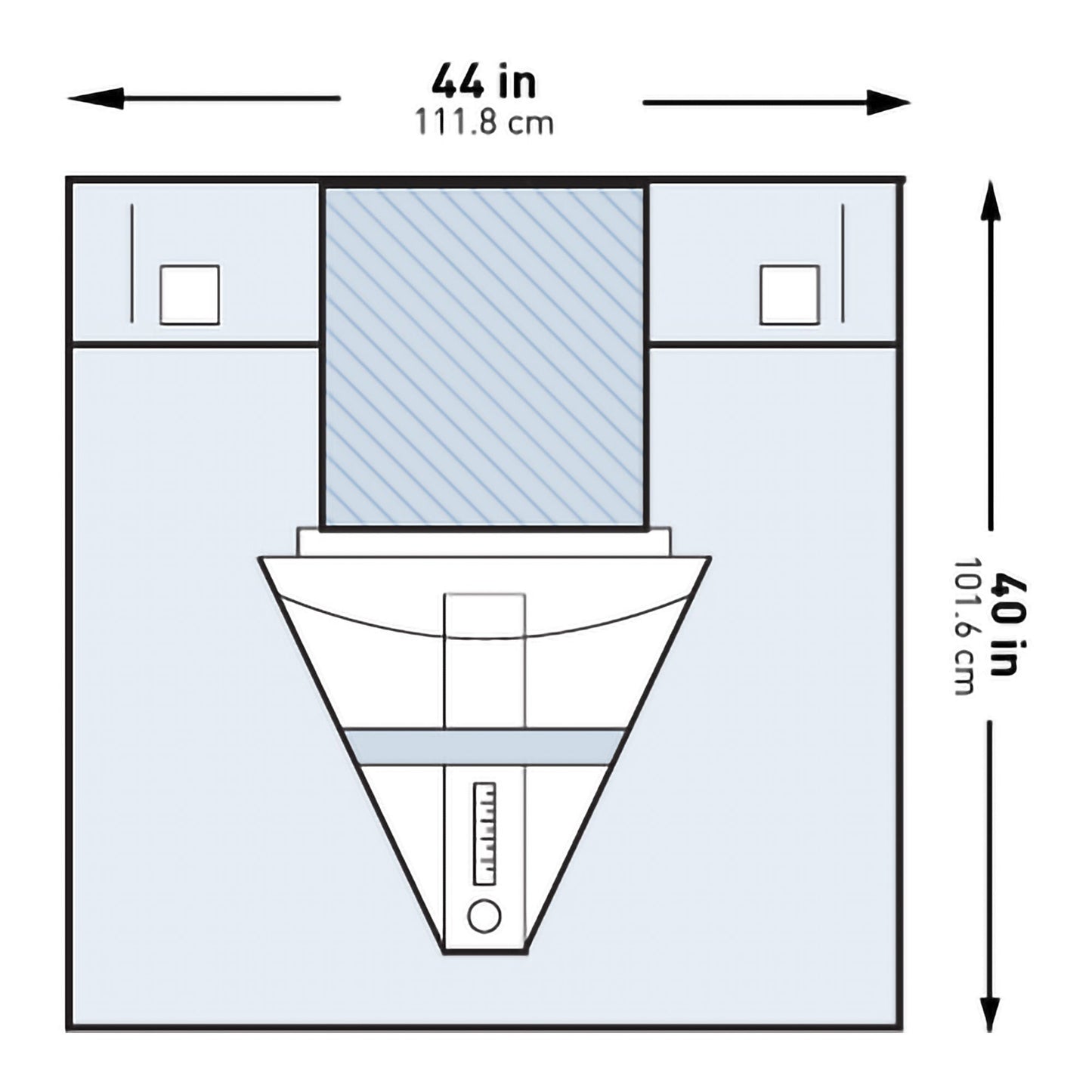 McKesson Sterile Under Buttocks Drape