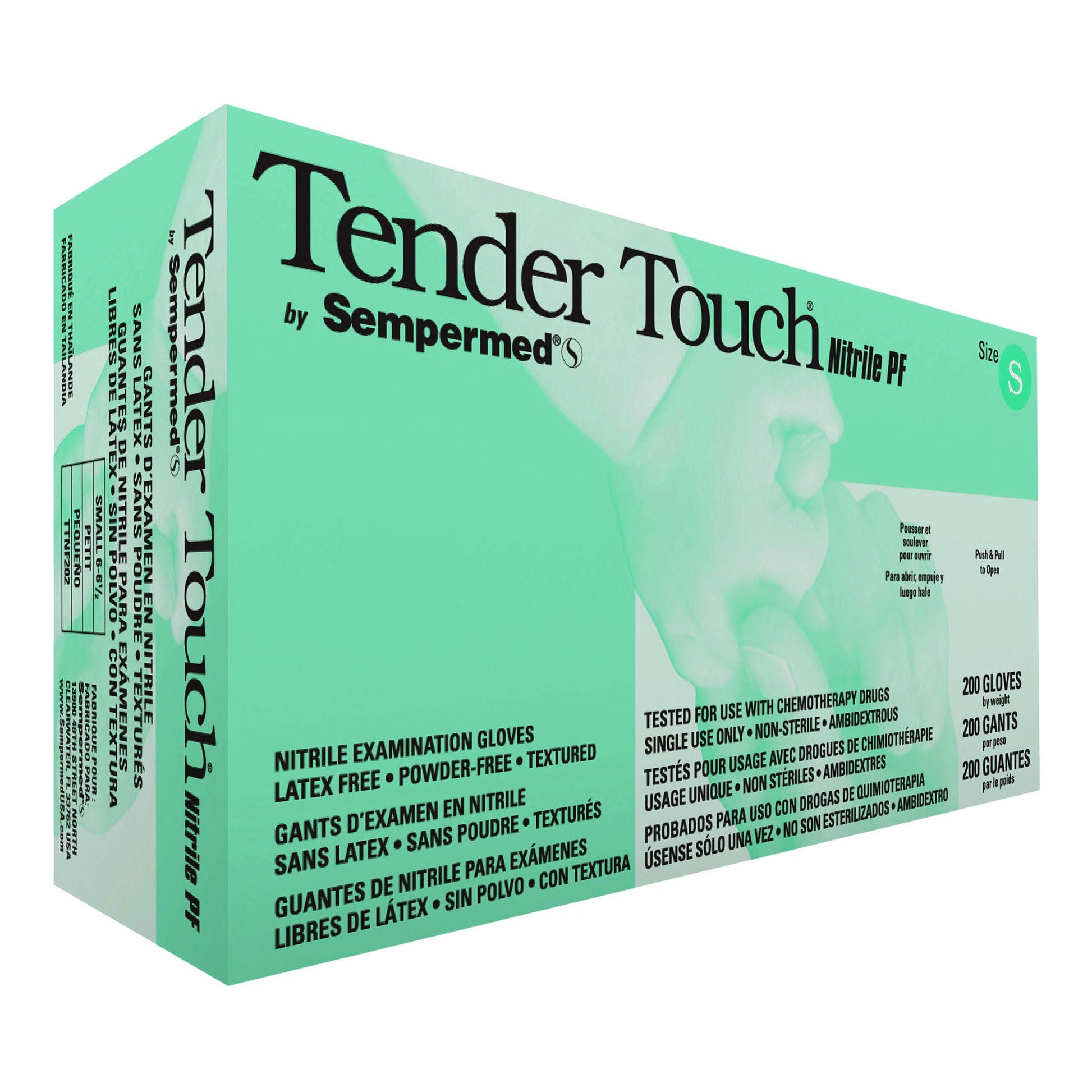 Tender Touch® 200 Nitrile Exam Gloves, Lavender