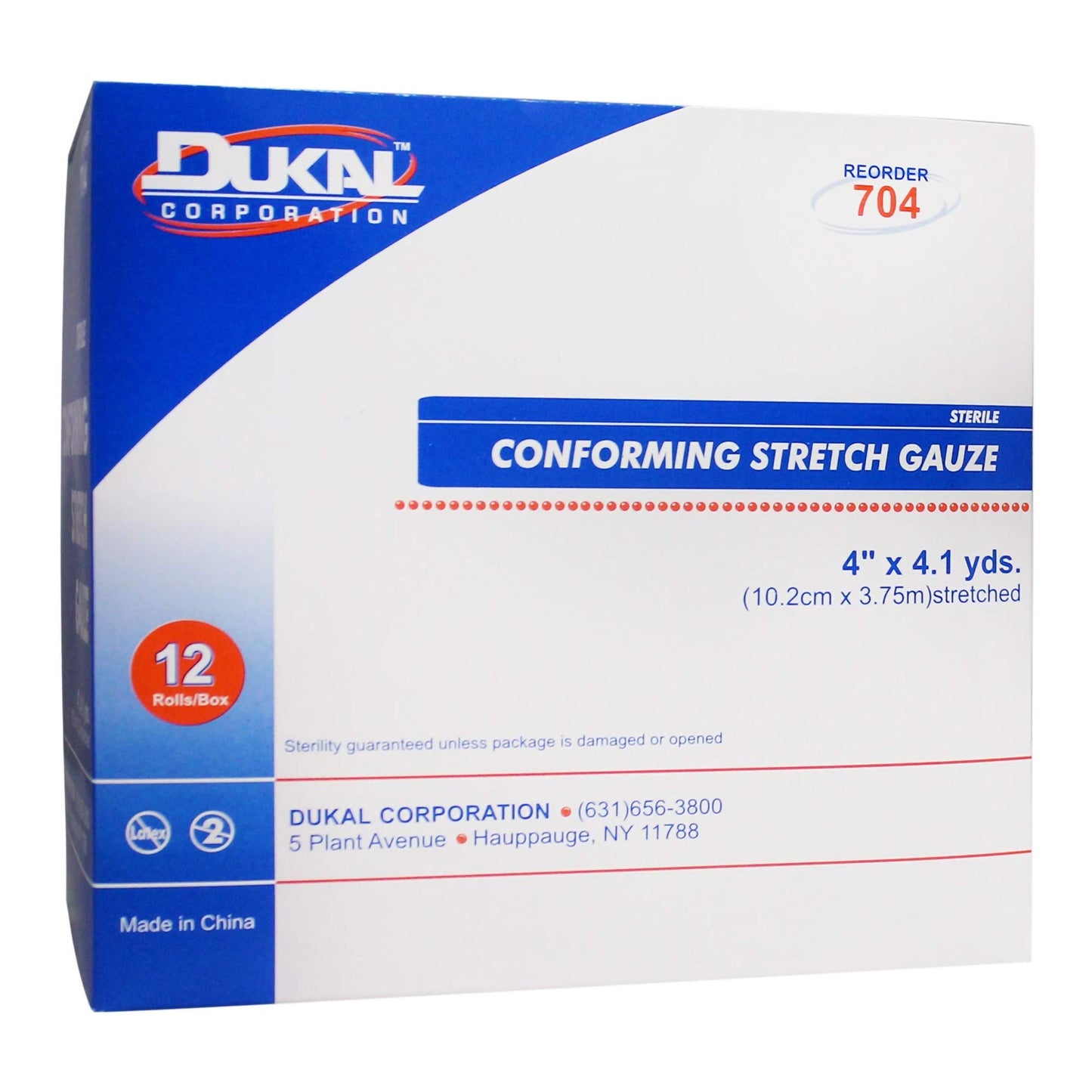 Dukal™ Sterile Conforming Bandage, 1-Ply