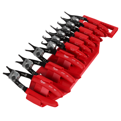 Milwaukee 9PC Snap Ring Pliers Set 48-22-6539 | 9-Piece, Black Oxide
