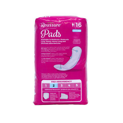 Reassure® Flex-Shape Pad™, Long Pad for Moderate Incontinence