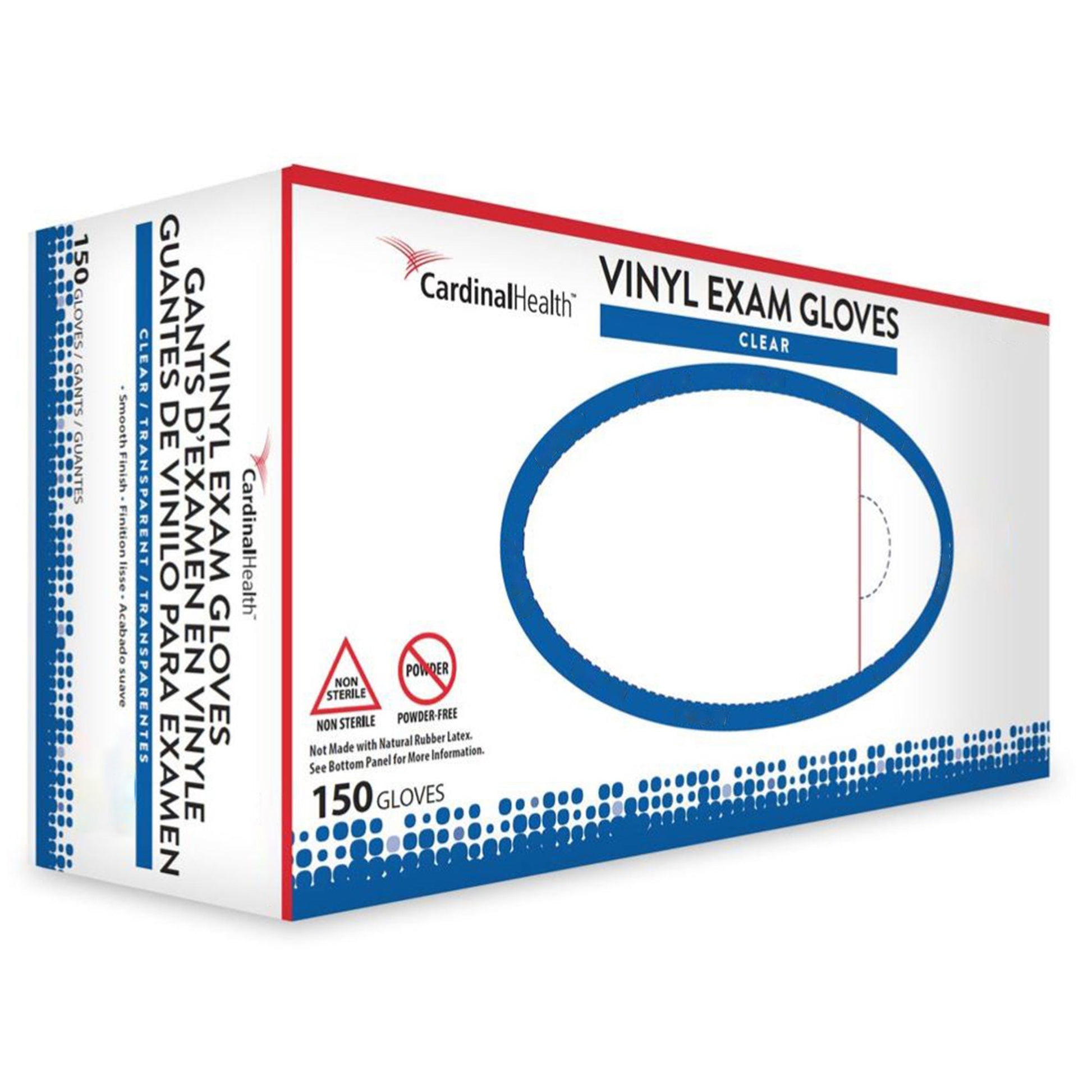ESTEEM™ Vinyl Exam Gloves, Clear - view 3
