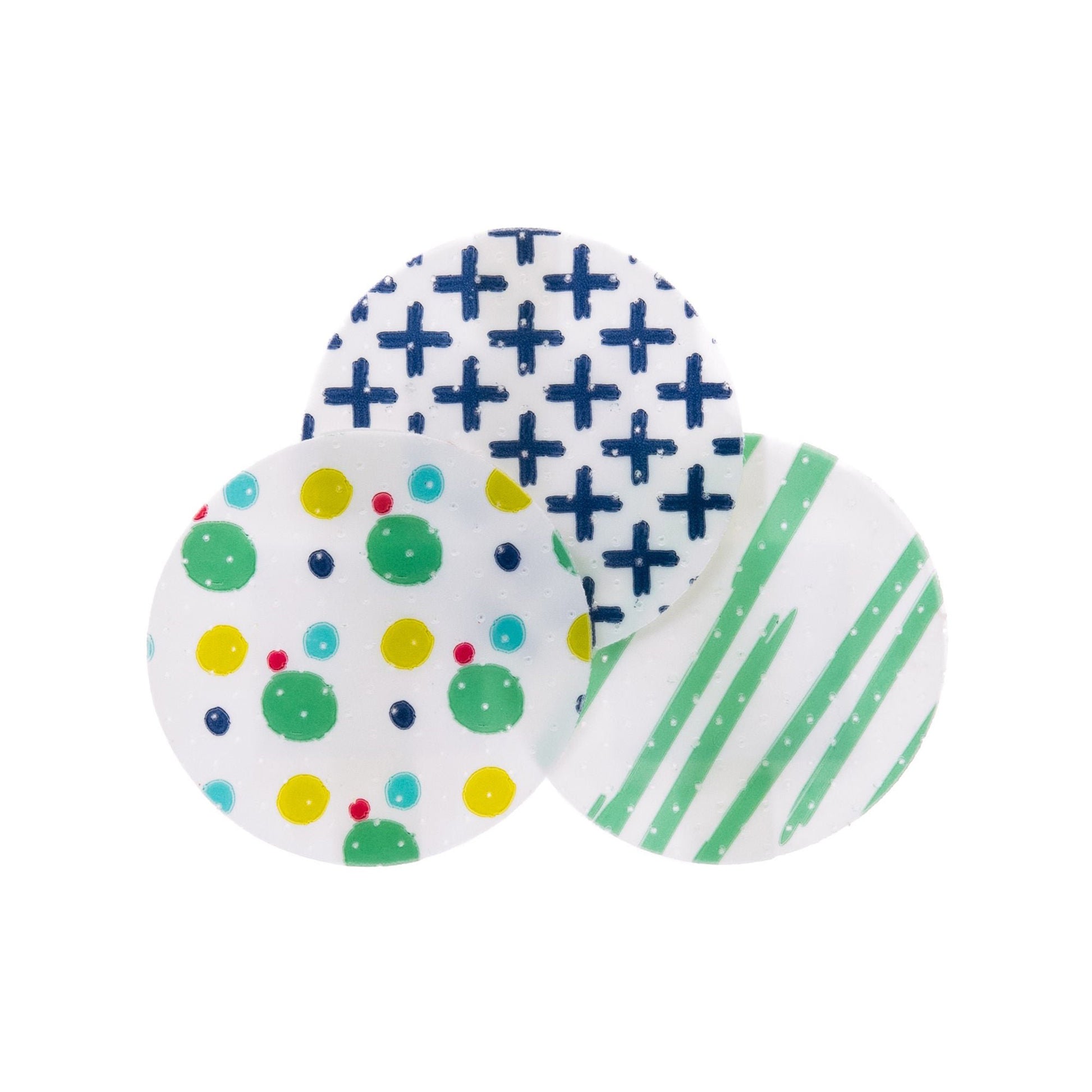 McKesson Kids™ Round Kid Design (Assorted Prints) Adhesive Spot Bandage