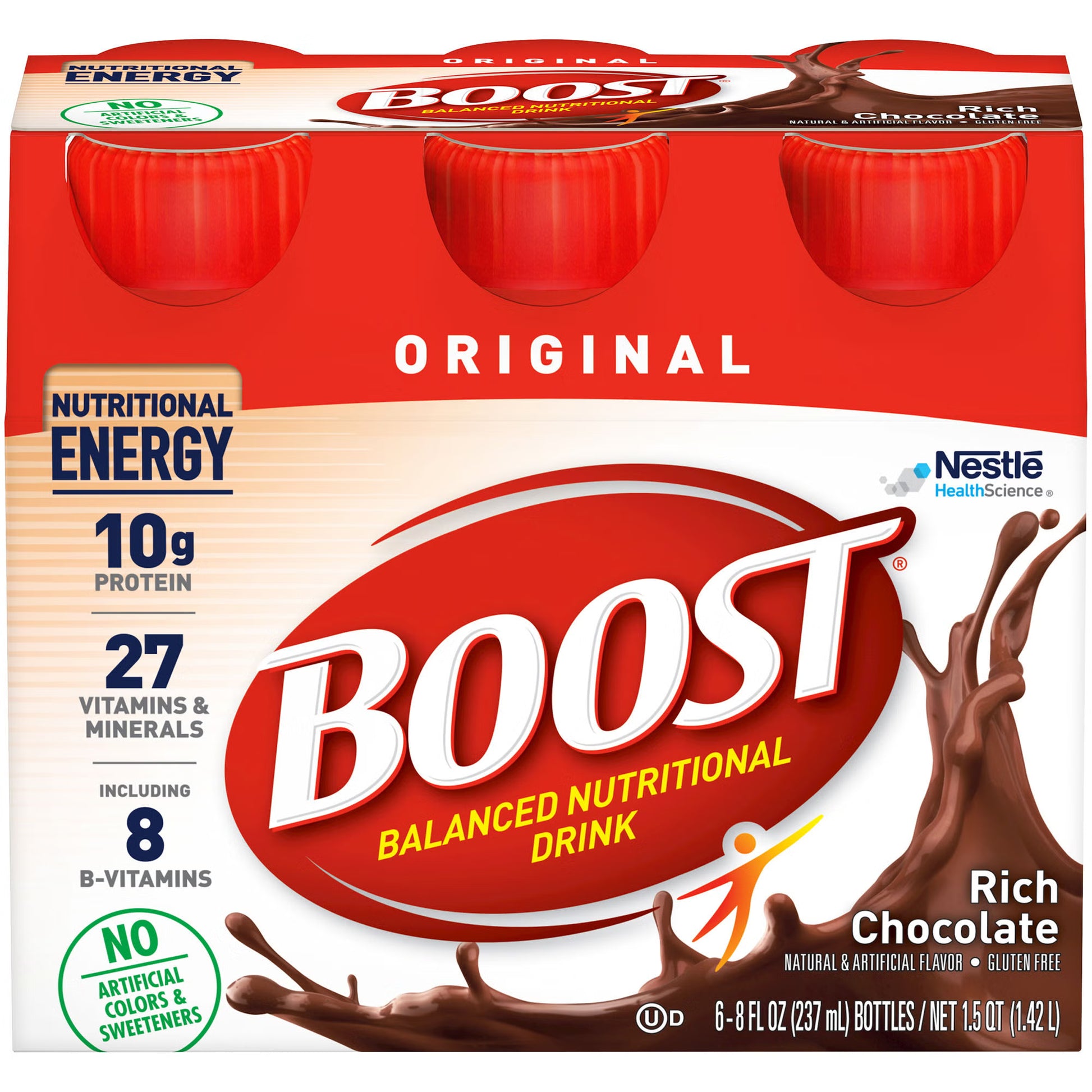 Boost® Original Chocolate Balanced Nutritional Drink, bottle