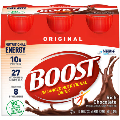 Boost® Original Chocolate Balanced Nutritional Drink, bottle