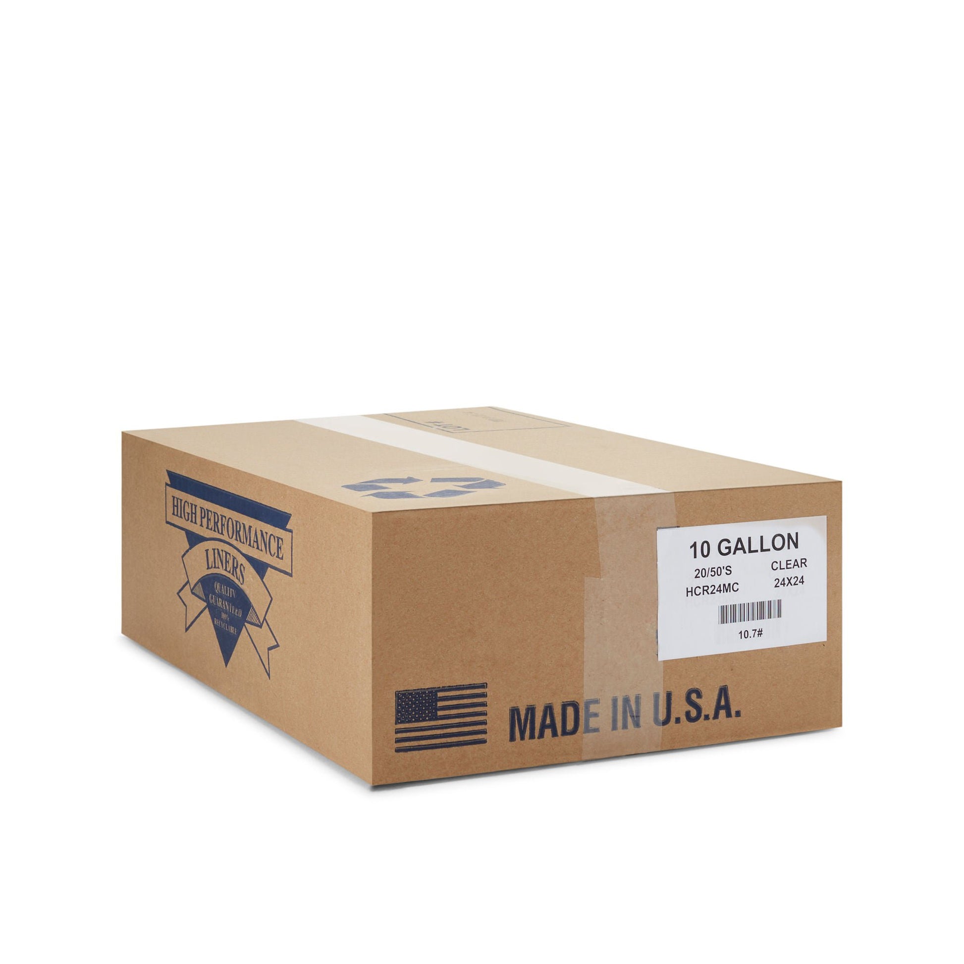 Colonial Bag Medium Duty Trash Bag, Clear