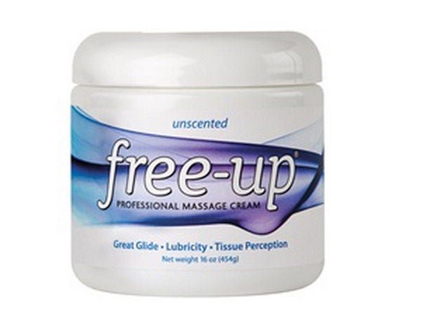 Free-Up® Professional Massage Cream, Fragrance-Free, Nongreasy, Jar